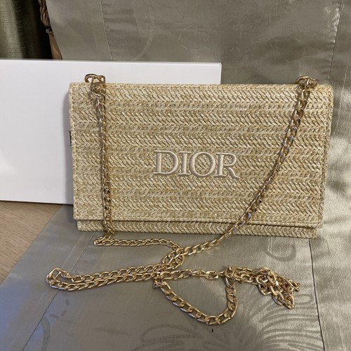 Christian dior pouch rafia - christian,