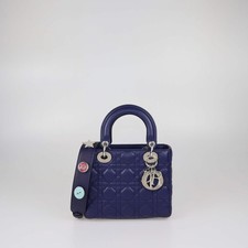 Borsa Christian Dior blu navy